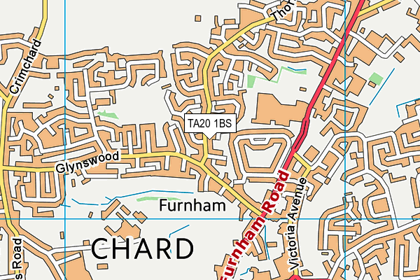 TA20 1BS map - OS VectorMap District (Ordnance Survey) TA20 1BS map - OS VectorMap District (Ordnance Survey)