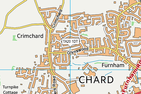 TA20 1DT map - OS VectorMap District (Ordnance Survey) TA20 1DT map - OS VectorMap District (Ordnance Survey)