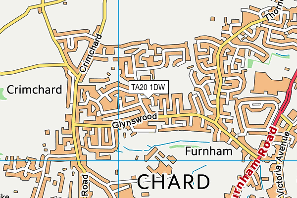 TA20 1DW map - OS VectorMap District (Ordnance Survey) TA20 1DW map - OS VectorMap District (Ordnance Survey)