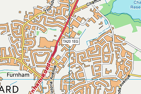 TA20 1EG map - OS VectorMap District (Ordnance Survey) TA20 1EG map - OS VectorMap District (Ordnance Survey)
