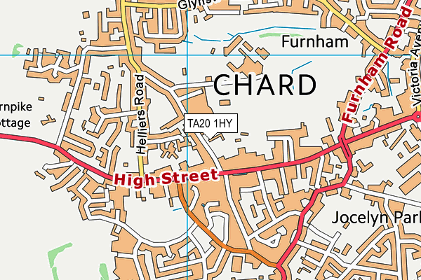 TA20 1HY map - OS VectorMap District (Ordnance Survey) TA20 1HY map - OS VectorMap District (Ordnance Survey)