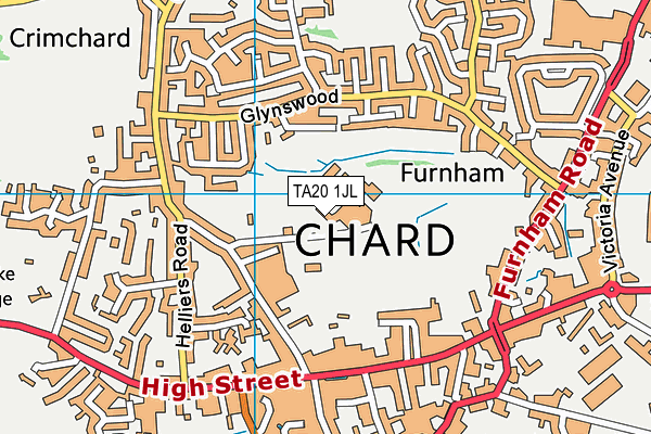 TA20 1JL map - OS VectorMap District (Ordnance Survey) TA20 1JL map - OS VectorMap District (Ordnance Survey)