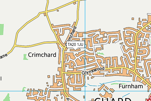 TA20 1JU map - OS VectorMap District (Ordnance Survey) TA20 1JU map - OS VectorMap District (Ordnance Survey)