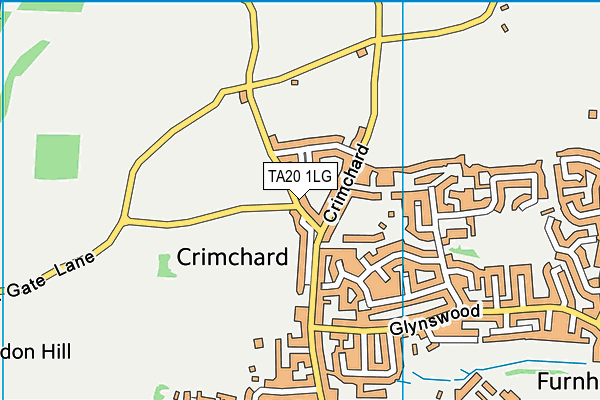 TA20 1LG map - OS VectorMap District (Ordnance Survey) TA20 1LG map - OS VectorMap District (Ordnance Survey)