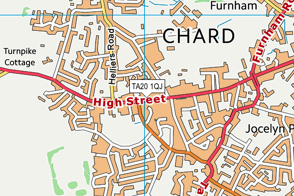 TA20 1QJ map - OS VectorMap District (Ordnance Survey)