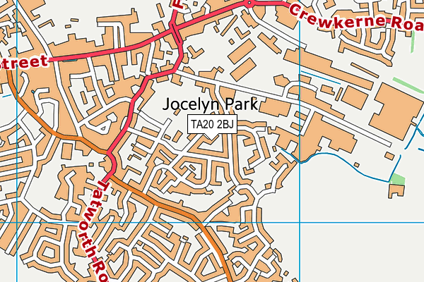 TA20 2BJ map - OS VectorMap District (Ordnance Survey) TA20 2BJ map - OS VectorMap District (Ordnance Survey)