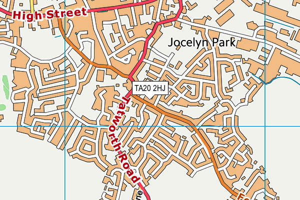 TA20 2HJ map - OS VectorMap District (Ordnance Survey) TA20 2HJ map - OS VectorMap District (Ordnance Survey)