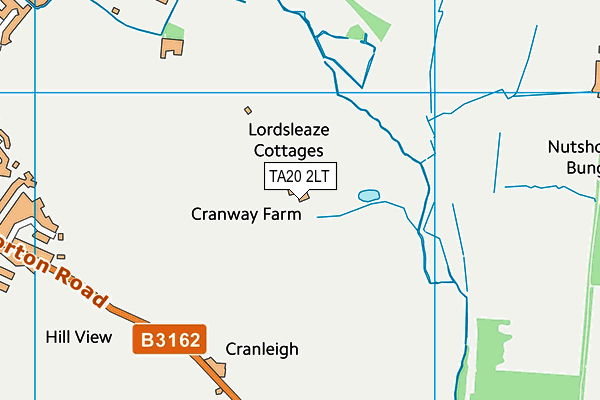 TA20 2LT map - OS VectorMap District (Ordnance Survey) TA20 2LT map - OS VectorMap District (Ordnance Survey)