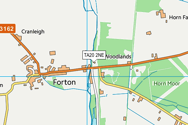 TA20 2NE map - OS VectorMap District (Ordnance Survey) TA20 2NE map - OS VectorMap District (Ordnance Survey)