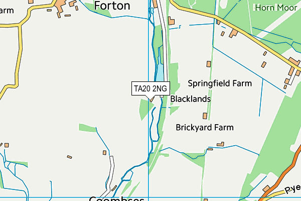 TA20 2NG map - OS VectorMap District (Ordnance Survey) TA20 2NG map - OS VectorMap District (Ordnance Survey)