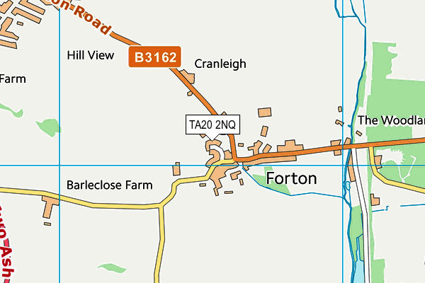 TA20 2NQ map - OS VectorMap District (Ordnance Survey) TA20 2NQ map - OS VectorMap District (Ordnance Survey)