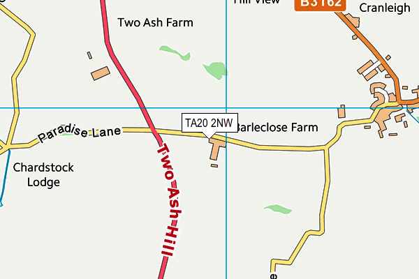 TA20 2NW map - OS VectorMap District (Ordnance Survey) TA20 2NW map - OS VectorMap District (Ordnance Survey)