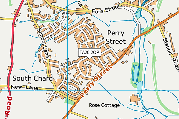 TA20 2QP map - OS VectorMap District (Ordnance Survey) TA20 2QP map - OS VectorMap District (Ordnance Survey)