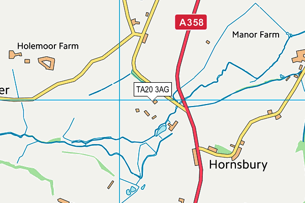 TA20 3AG map - OS VectorMap District (Ordnance Survey) TA20 3AG map - OS VectorMap District (Ordnance Survey)