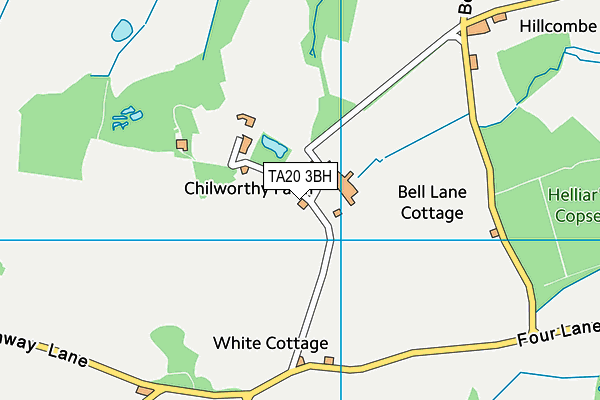 TA20 3BH map - OS VectorMap District (Ordnance Survey) TA20 3BH map - OS VectorMap District (Ordnance Survey)