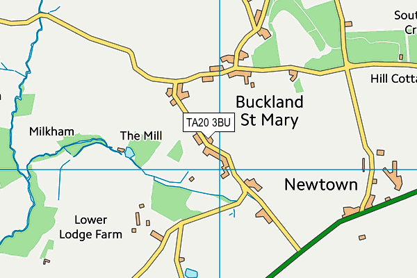 TA20 3BU map - OS VectorMap District (Ordnance Survey) TA20 3BU map - OS VectorMap District (Ordnance Survey)
