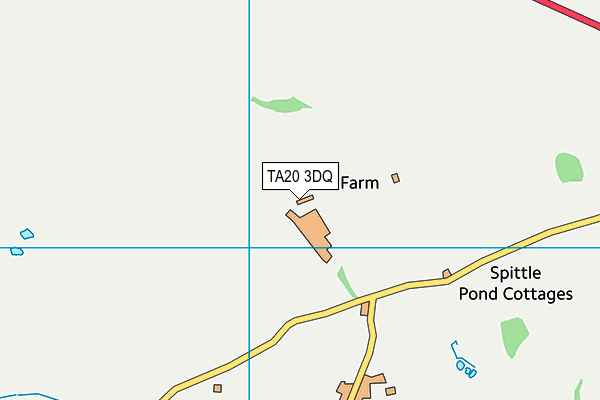 TA20 3DQ map - OS VectorMap District (Ordnance Survey) TA20 3DQ map - OS VectorMap District (Ordnance Survey)