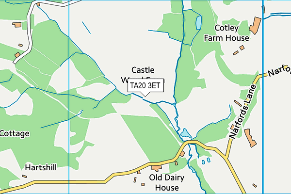 TA20 3ET map - OS VectorMap District (Ordnance Survey) TA20 3ET map - OS VectorMap District (Ordnance Survey)