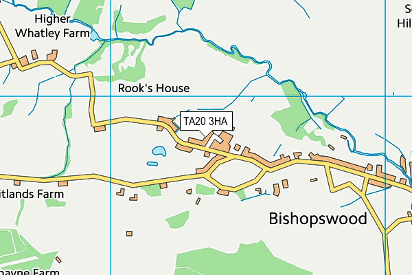 TA20 3HA map - OS VectorMap District (Ordnance Survey) TA20 3HA map - OS VectorMap District (Ordnance Survey)