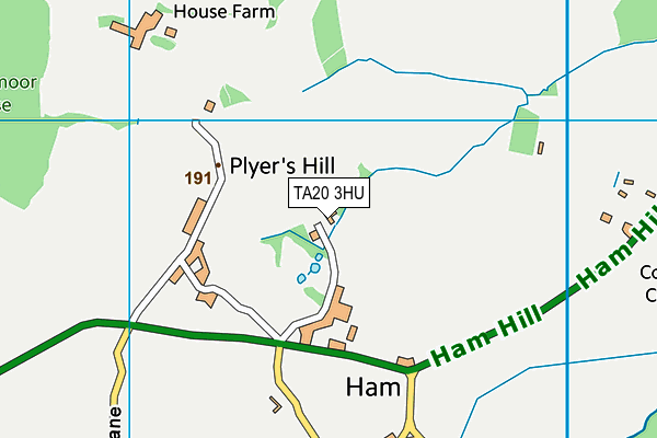 TA20 3HU map - OS VectorMap District (Ordnance Survey) TA20 3HU map - OS VectorMap District (Ordnance Survey)