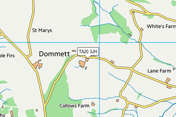 TA20 3JH map - OS VectorMap District (Ordnance Survey) TA20 3JH map - OS VectorMap District (Ordnance Survey)