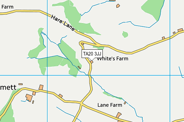 TA20 3JJ map - OS VectorMap District (Ordnance Survey)