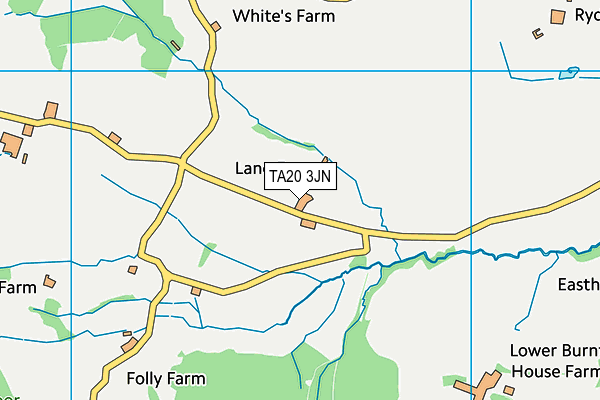 TA20 3JN map - OS VectorMap District (Ordnance Survey) TA20 3JN map - OS VectorMap District (Ordnance Survey)