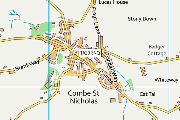 TA20 3NQ map - OS VectorMap District (Ordnance Survey) TA20 3NQ map - OS VectorMap District (Ordnance Survey)