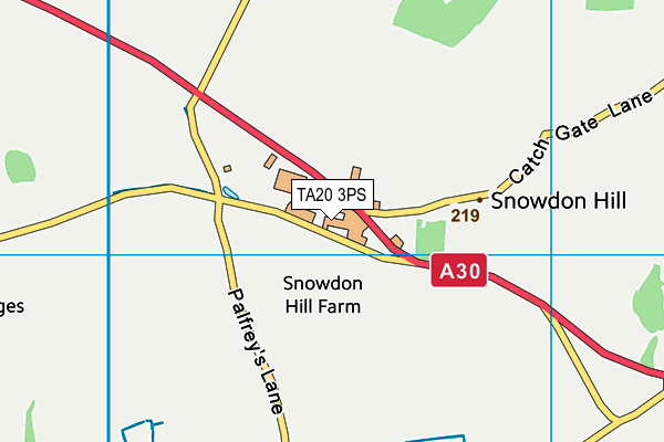 TA20 3PS map - OS VectorMap District (Ordnance Survey) TA20 3PS map - OS VectorMap District (Ordnance Survey)