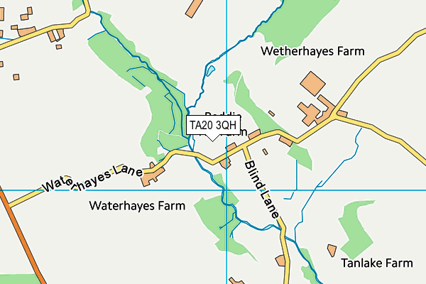 TA20 3QH map - OS VectorMap District (Ordnance Survey) TA20 3QH map - OS VectorMap District (Ordnance Survey)