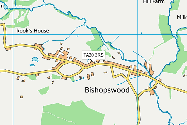 TA20 3RS map - OS VectorMap District (Ordnance Survey) TA20 3RS map - OS VectorMap District (Ordnance Survey)