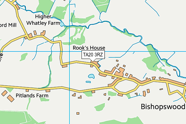 TA20 3RZ map - OS VectorMap District (Ordnance Survey) TA20 3RZ map - OS VectorMap District (Ordnance Survey)