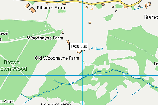 TA20 3SB map - OS VectorMap District (Ordnance Survey) TA20 3SB map - OS VectorMap District (Ordnance Survey)
