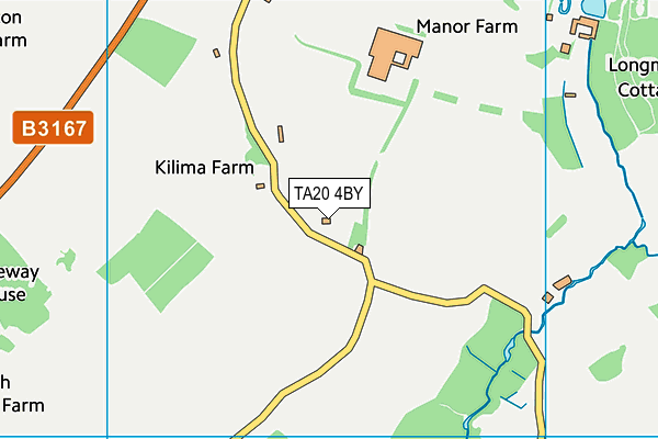 TA20 4BY map - OS VectorMap District (Ordnance Survey) TA20 4BY map - OS VectorMap District (Ordnance Survey)