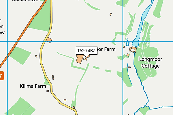 TA20 4BZ map - OS VectorMap District (Ordnance Survey) TA20 4BZ map - OS VectorMap District (Ordnance Survey)