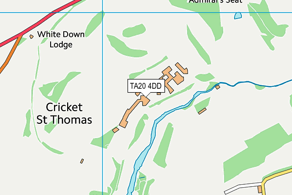 TA20 4DD map - OS VectorMap District (Ordnance Survey) TA20 4DD map - OS VectorMap District (Ordnance Survey)