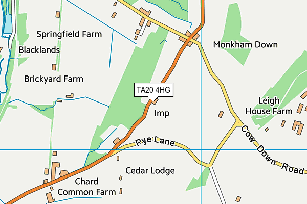 TA20 4HG map - OS VectorMap District (Ordnance Survey) TA20 4HG map - OS VectorMap District (Ordnance Survey)