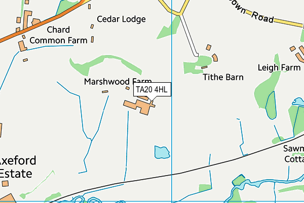 TA20 4HL map - OS VectorMap District (Ordnance Survey) TA20 4HL map - OS VectorMap District (Ordnance Survey)
