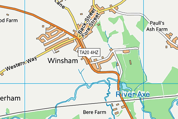 TA20 4HZ map - OS VectorMap District (Ordnance Survey) TA20 4HZ map - OS VectorMap District (Ordnance Survey)