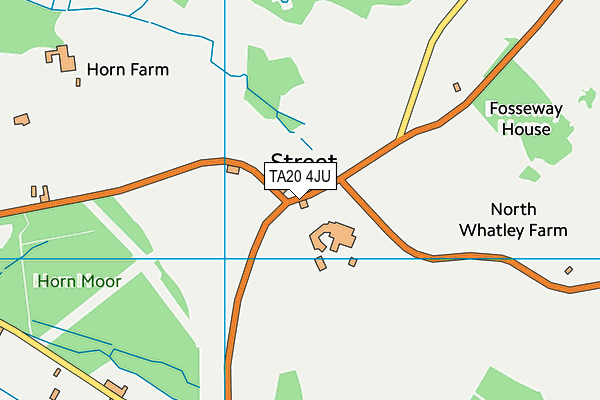 TA20 4JU map - OS VectorMap District (Ordnance Survey) TA20 4JU map - OS VectorMap District (Ordnance Survey)