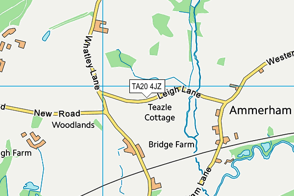 TA20 4JZ map - OS VectorMap District (Ordnance Survey) TA20 4JZ map - OS VectorMap District (Ordnance Survey)
