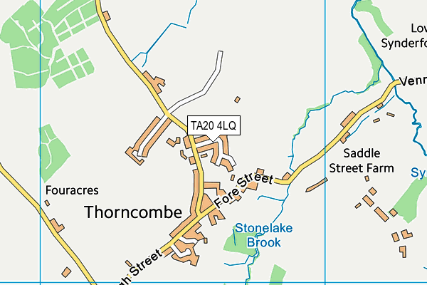 TA20 4LQ map - OS VectorMap District (Ordnance Survey) TA20 4LQ map - OS VectorMap District (Ordnance Survey)