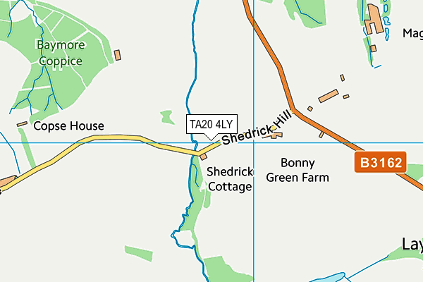 TA20 4LY map - OS VectorMap District (Ordnance Survey) TA20 4LY map - OS VectorMap District (Ordnance Survey)