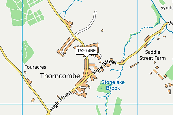TA20 4NE map - OS VectorMap District (Ordnance Survey) TA20 4NE map - OS VectorMap District (Ordnance Survey)