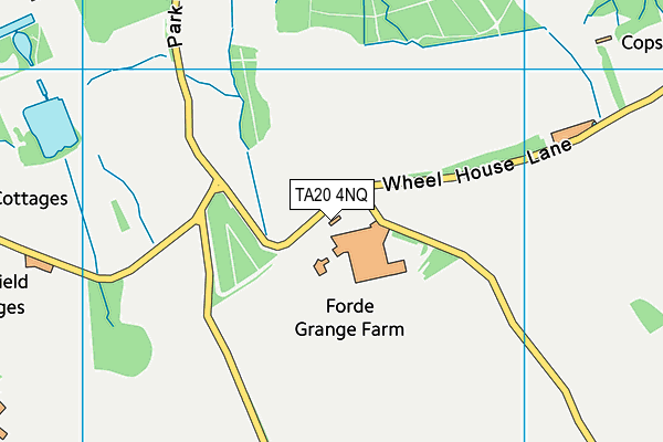 TA20 4NQ map - OS VectorMap District (Ordnance Survey) TA20 4NQ map - OS VectorMap District (Ordnance Survey)