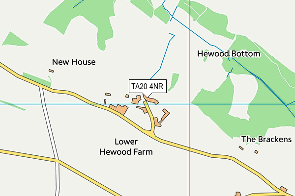 TA20 4NR map - OS VectorMap District (Ordnance Survey)