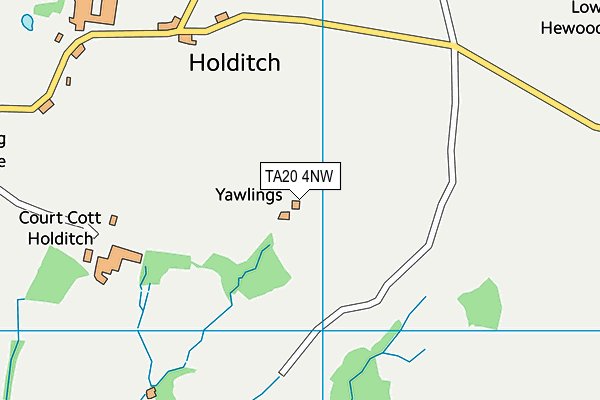 TA20 4NW map - OS VectorMap District (Ordnance Survey) TA20 4NW map - OS VectorMap District (Ordnance Survey)