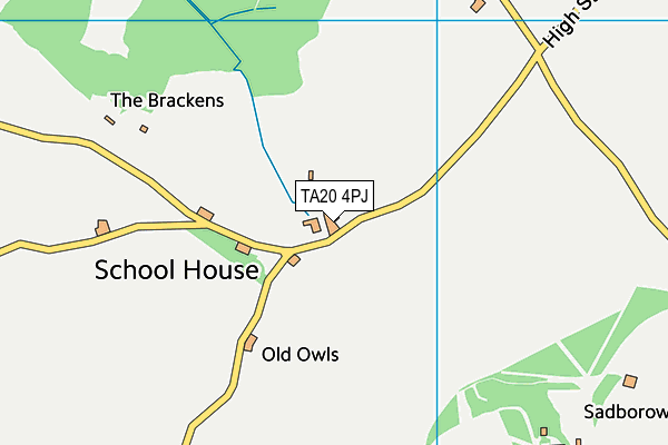 TA20 4PJ map - OS VectorMap District (Ordnance Survey) TA20 4PJ map - OS VectorMap District (Ordnance Survey)