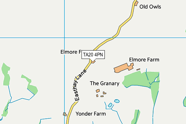 TA20 4PN map - OS VectorMap District (Ordnance Survey) TA20 4PN map - OS VectorMap District (Ordnance Survey)