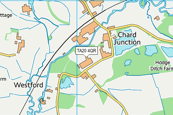 TA20 4QR map - OS VectorMap District (Ordnance Survey) TA20 4QR map - OS VectorMap District (Ordnance Survey)
